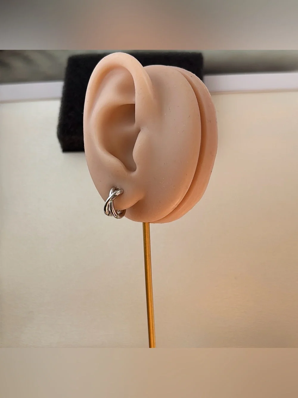 12mm Small Hoop Earrings for Men Women Streetwear Punk Hip Hop Unisex Earrings